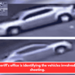 The sheriff's office is identifying the vehicles involved in the shooting.