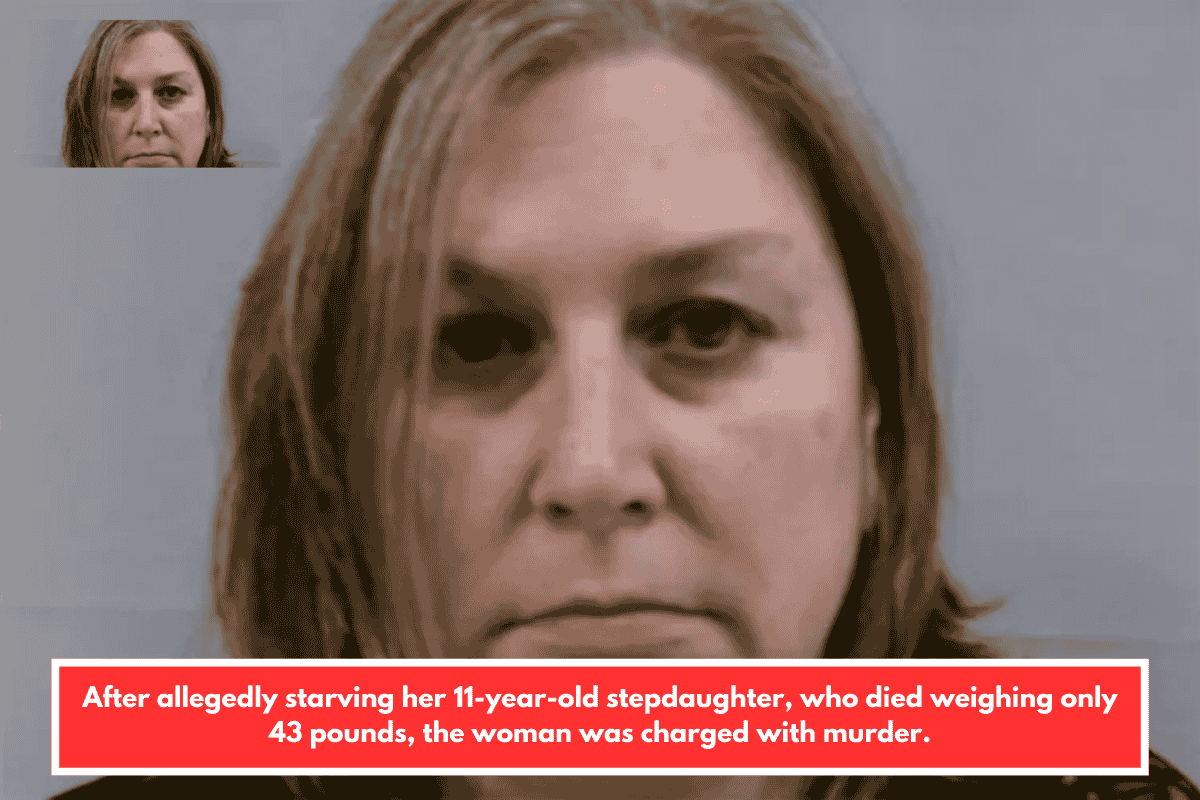 After allegedly starving her 11-year-old stepdaughter, who died weighing only 43 pounds, the woman was charged with murder.
