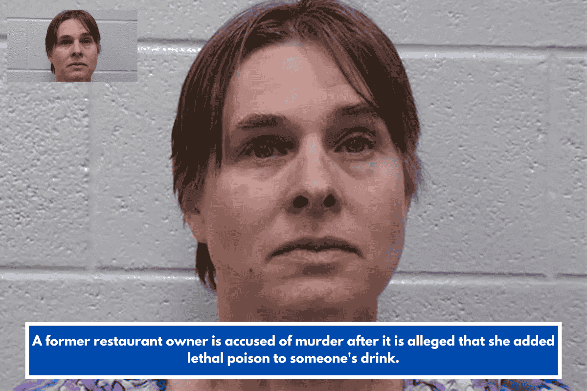 A former restaurant owner is accused of murder after it is alleged that she added lethal poison to someone's drink.