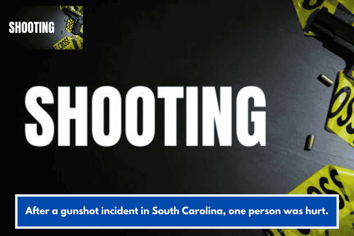 After a gunshot incident in South Carolina, one person was hurt.