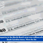 These companies in the Myrtle Beach area owe millions of dollars in South Carolina taxes. View the list