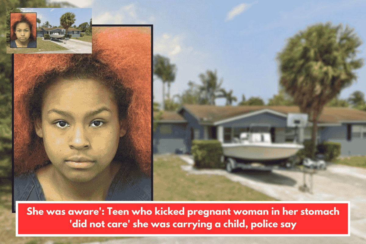 She was aware': Teen who kicked pregnant woman in her stomach 'did not care' she was carrying a child, police say