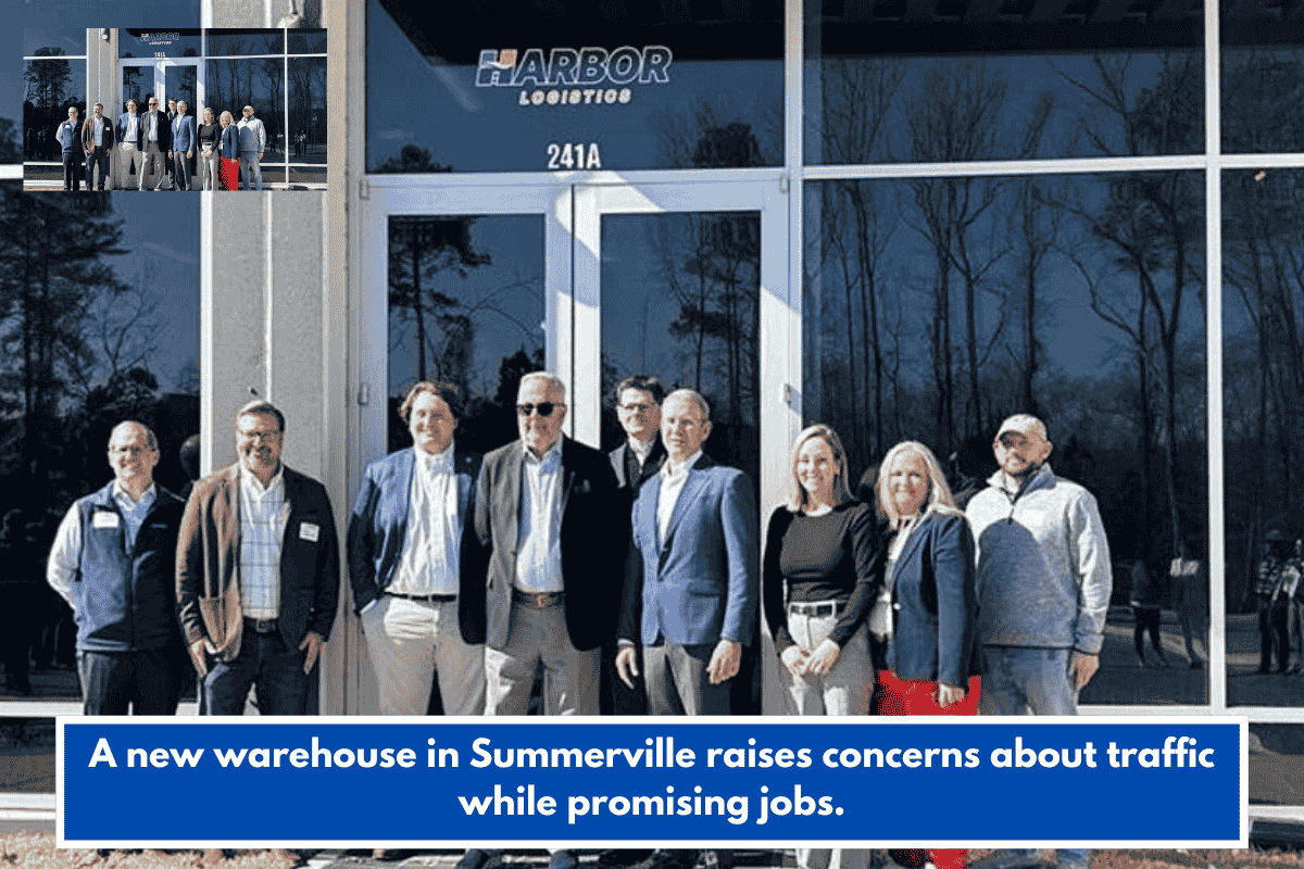 A new warehouse in Summerville raises concerns about traffic while promising jobs.