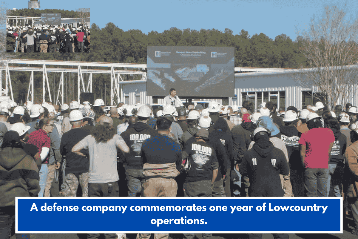 A defense company commemorates one year of Lowcountry operations.