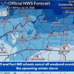 Rock Hill and Fort Mill schools cancel all weekend events due to the upcoming winter storm
