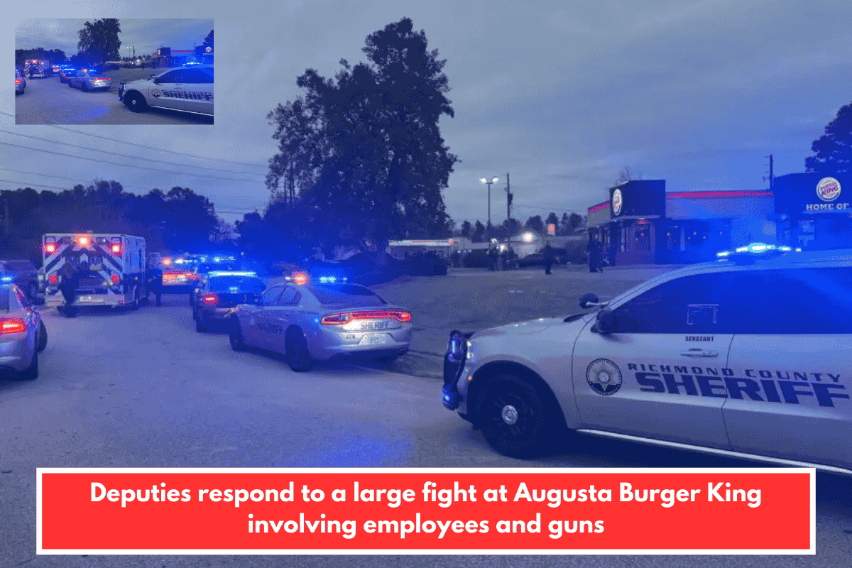 Deputies respond to a large fight at Augusta Burger King involving employees and guns