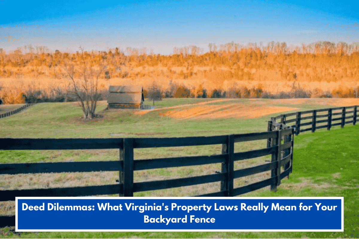 Deed Dilemmas: What Virginia's Property Laws Really Mean for Your Backyard Fence