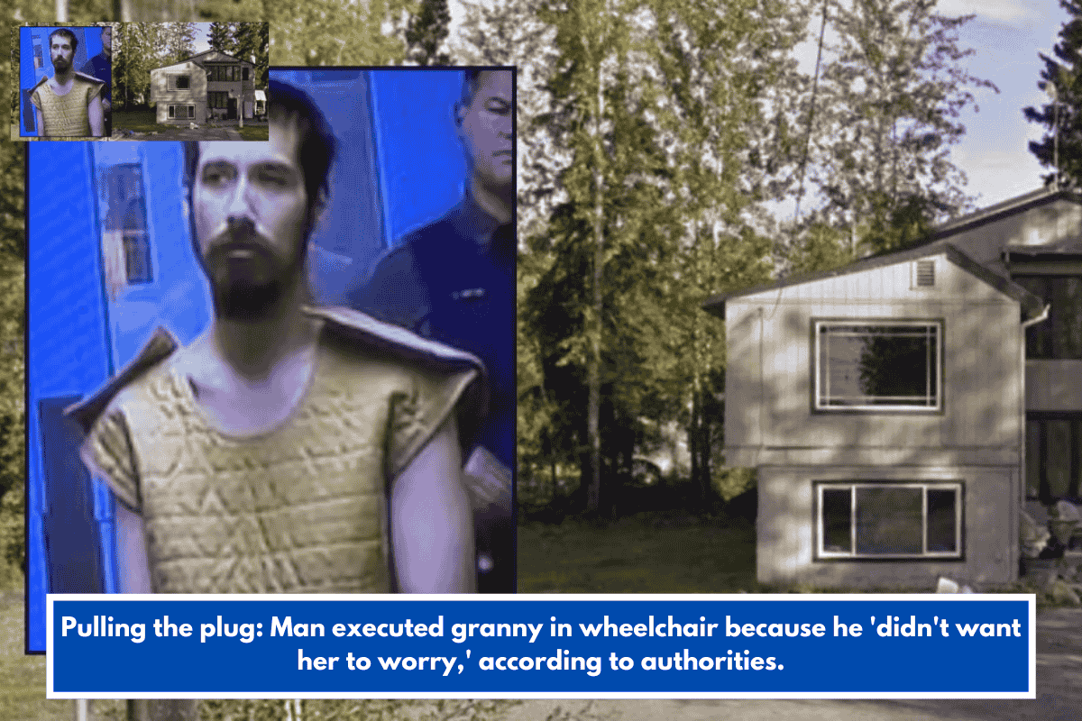 Pulling the plug: Man executed granny in wheelchair because he 'didn't want her to worry,' according to authorities.