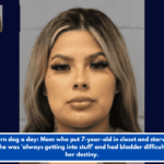 One corn dog a day: Mom who put 7-year-old in closet and starved her because she was 'always getting into stuff' and had bladder difficulties learns her destiny.