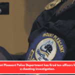 The Mount Pleasant Police Department has fired ten officers following a cheating investigation.