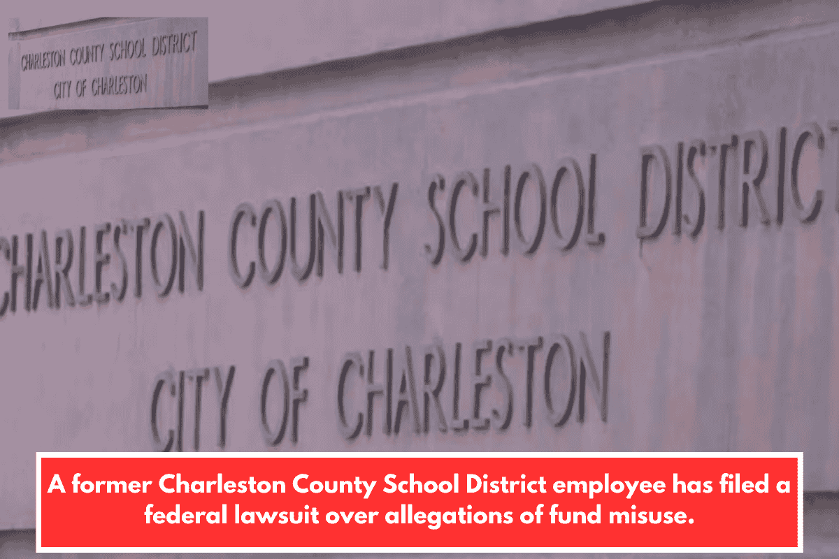 A former Charleston County School District employee has filed a federal lawsuit over allegations of fund misuse.