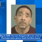 According to SLED, the man charged with a car crime in North Charleston had a phony South Carolina license.