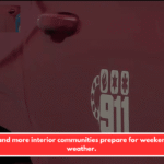 Rural and more interior communities prepare for weekend cold weather.