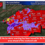 UPDATE: An ice storm warning has been issued for the Rock Hill area ahead of the weekend cold