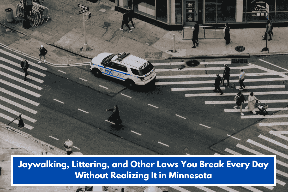 Jaywalking, Littering, and Other Laws You Break Every Day Without Realizing It in Minnesota