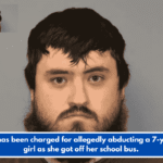 A man has been charged for allegedly abducting a 7-year-old girl as she got off her school bus.