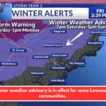 A winter weather advisory is in effect for some Lowcountry communities.