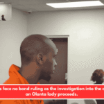 Suspects face no bond ruling as the investigation into the death of an Olanta lady proceeds.