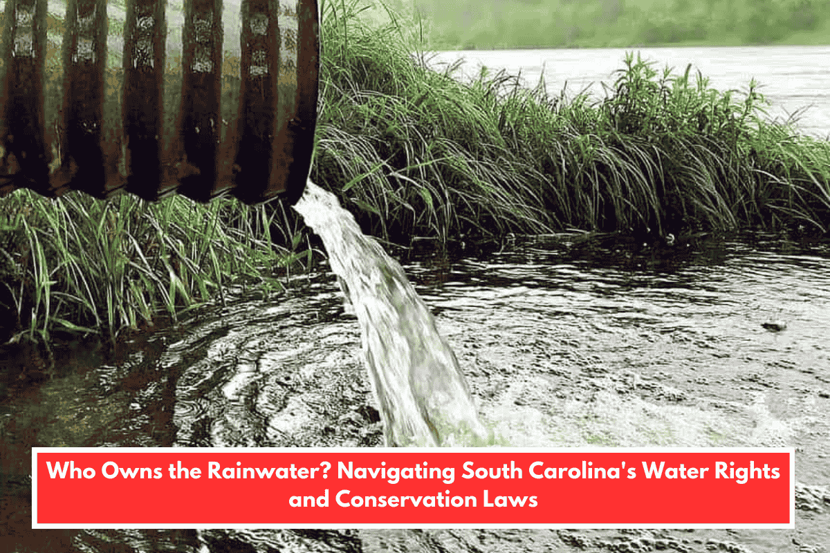 Who Owns the Rainwater? Navigating South Carolina's Water Rights and Conservation Laws
