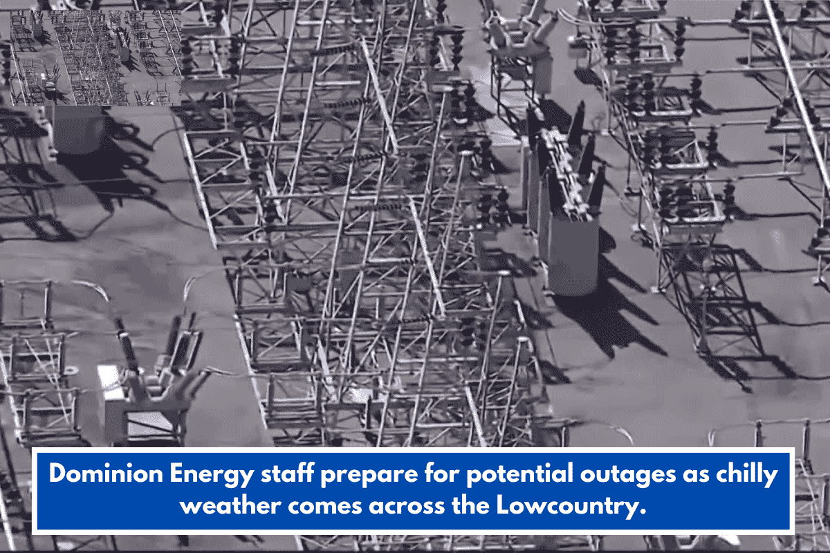 Dominion Energy staff prepare for potential outages as chilly weather comes across the Lowcountry.