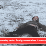 Aiken snow day excites family; nevertheless, icy roads follow.