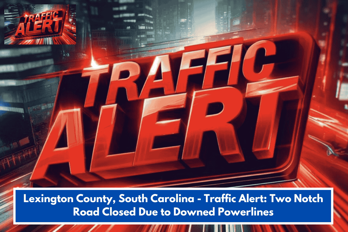 Lexington County, South Carolina - Traffic Alert: Two Notch Road Closed Due to Downed Powerlines