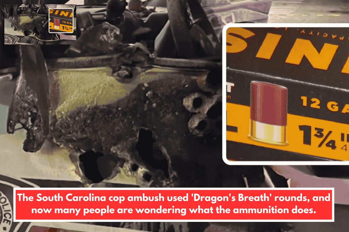 The South Carolina cop ambush used 'Dragon's Breath' rounds, and now many people are wondering what the ammunition does.