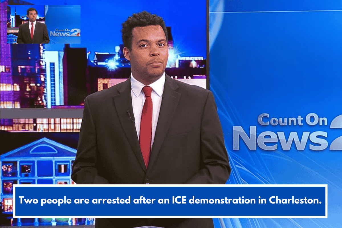 Two people are arrested after an ICE demonstration in Charleston.