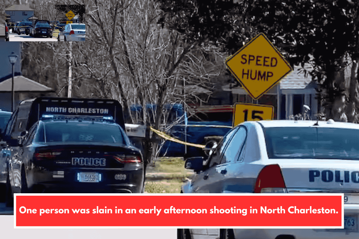One person was slain in an early afternoon shooting in North Charleston.