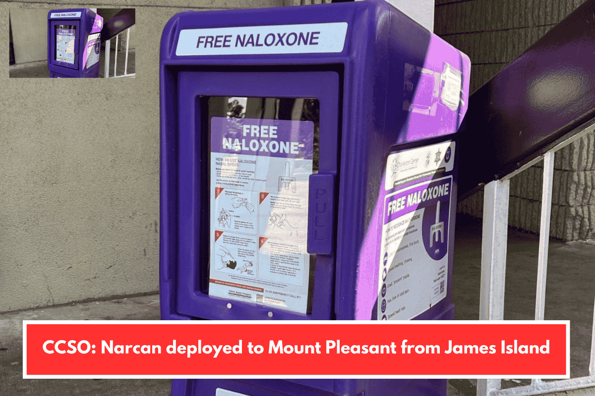 CCSO: Narcan deployed to Mount Pleasant from James Island