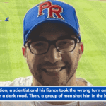 On vacation, a scientist and his fiance took the wrong turn and ended up on a dark road. Then, a group of men shot him in the head.