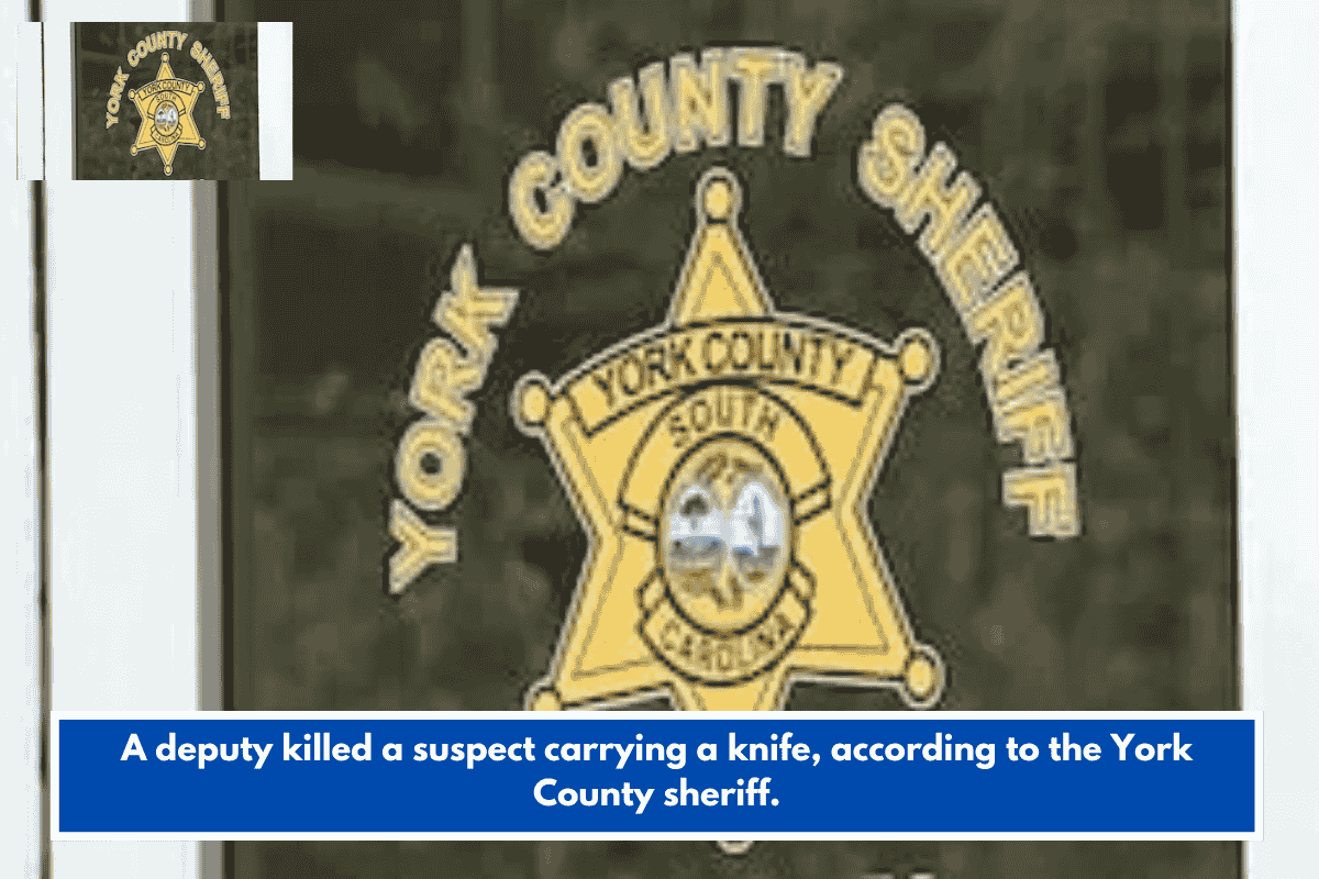A deputy killed a suspect carrying a knife, according to the York County sheriff.
