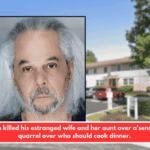 A man killed his estranged wife and her aunt over a'senseless' quarrel over who should cook dinner.