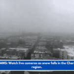 LIVE CAMS: Watch live cameras as snow falls in the Charleston region.