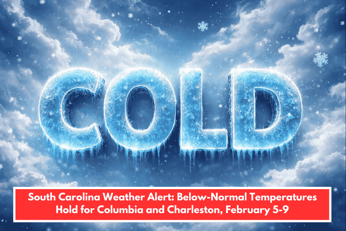 South Carolina Weather Alert: Below-Normal Temperatures Hold for Columbia and Charleston, February 5-9