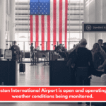 Charleston International Airport is open and operating, with weather conditions being monitored.