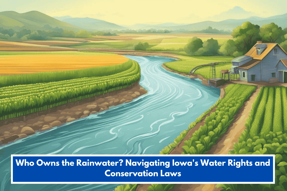 Who Owns the Rainwater? Navigating Iowa's Water Rights and Conservation Laws