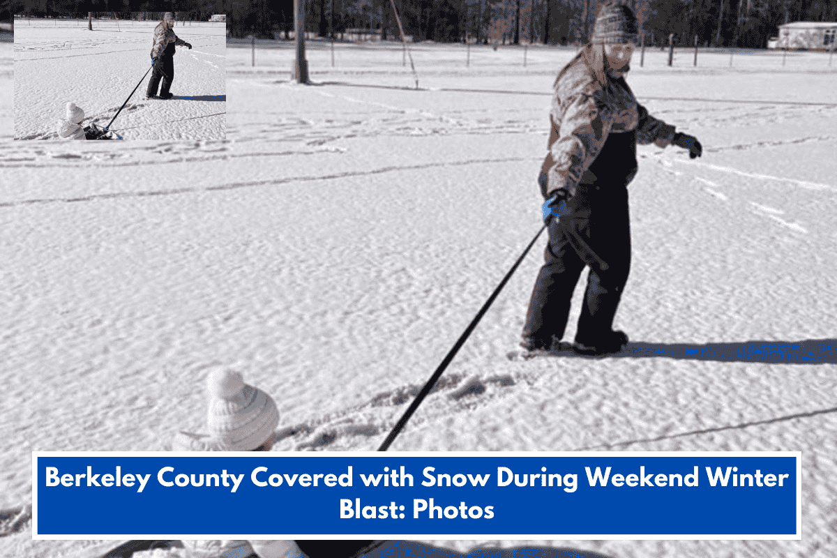 Berkeley County Covered with Snow During Weekend Winter Blast: Photos