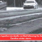 Two hypothermia deaths verified following the South Carolina winter storm.