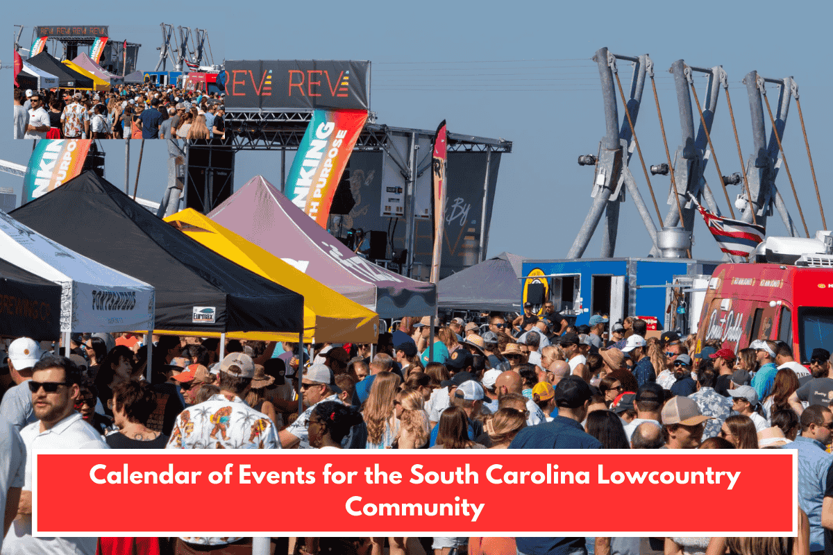 Calendar of Events for the South Carolina Lowcountry Community
