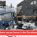 Snow causes havoc in the Carolinas.