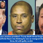Shoot your precious president': Trump death-threat forger, who deceived Kristi Noem into thinking he was an immigrant father of three, hit with guilty verdict