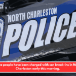 Three people have been charged with car break-ins in North Charleston early this morning.