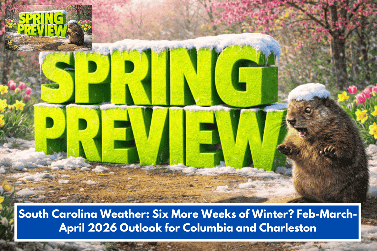 South Carolina Weather: Six More Weeks of Winter? Feb-March-April 2026 Outlook for Columbia and Charleston