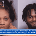 The girlfriend of a man charged with multiple Pee Dee murders has been apprehended, according to the sheriff.