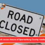 Wreck causes closure of Spartanburg County roadway.