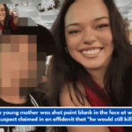 After the young mother was shot point blank in the face at work, the murder suspect claimed in an affidavit that "he would still kill" her ex.