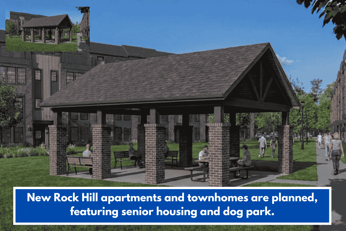 New Rock Hill apartments and townhomes are planned, featuring senior housing and dog park.