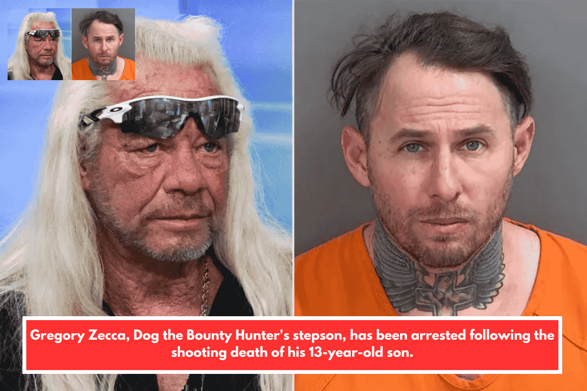 Gregory Zecca, Dog the Bounty Hunter's stepson, has been arrested following the shooting death of his 13-year-old son.