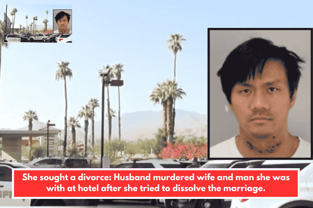 She sought a divorce: Husband murdered wife and man she was with at hotel after she tried to dissolve the marriage.